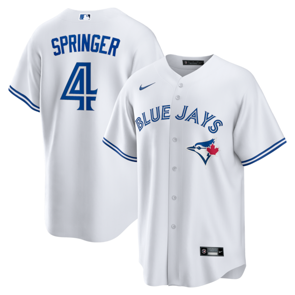 George Springer Toronto Blue Jays Nike Home Replica Jersey - White