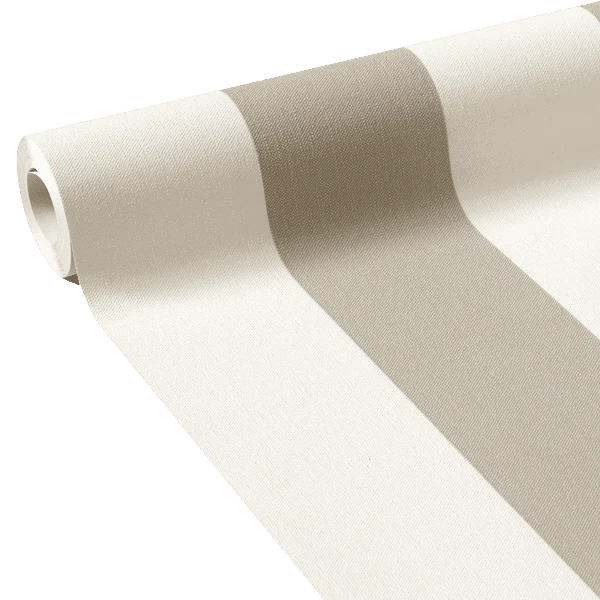 Papier peint vinyle PODIUM STRIPE coloris praline