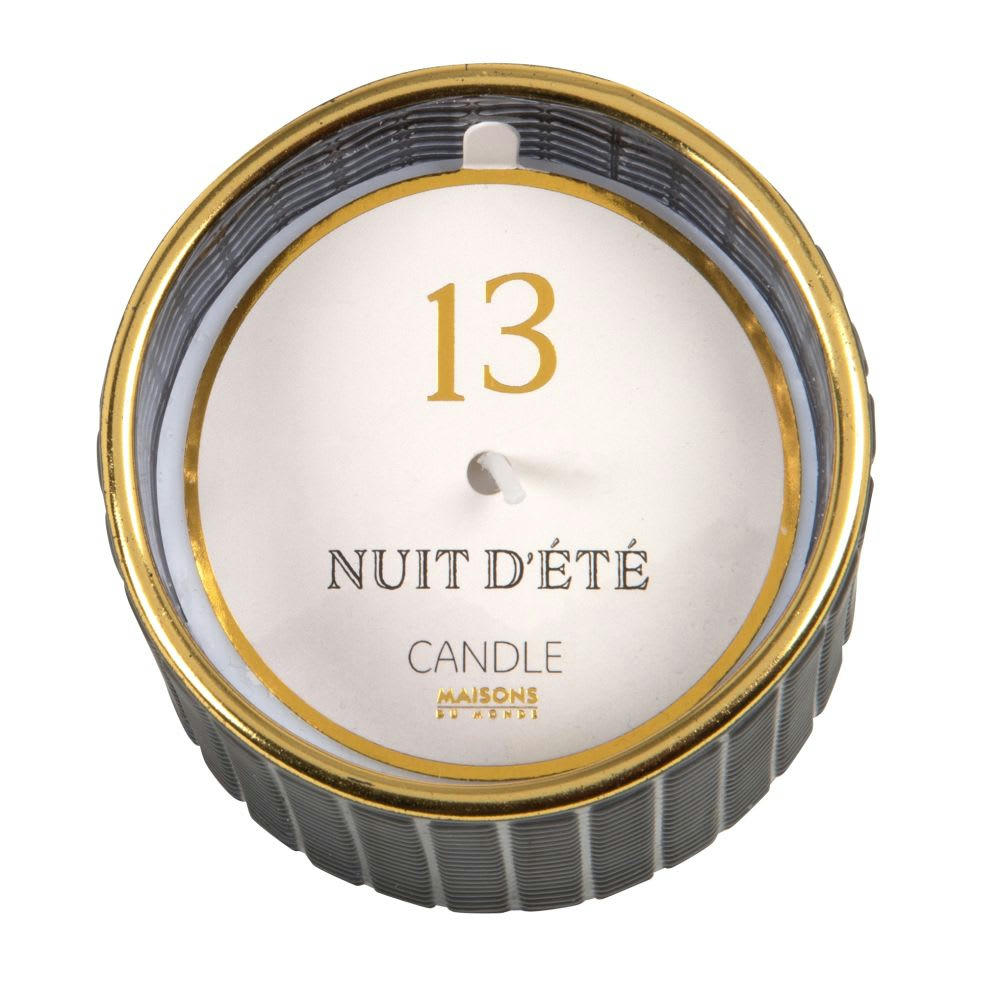 COLORAMA - Bougie parfumée en verre bleu H7 100 g