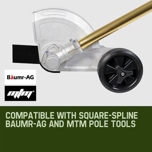 NNEMB Grass Edger Attachment Pole Garden Trimmer Brushcutter Lawn Edge