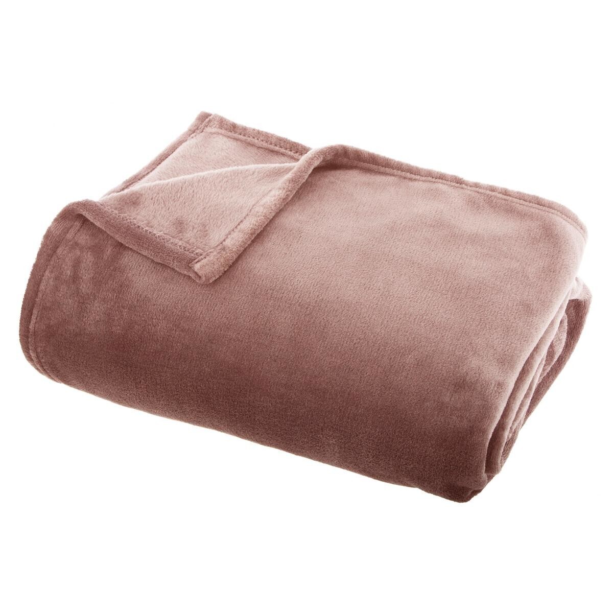 Flannel plaid Pink, 125x150 cm