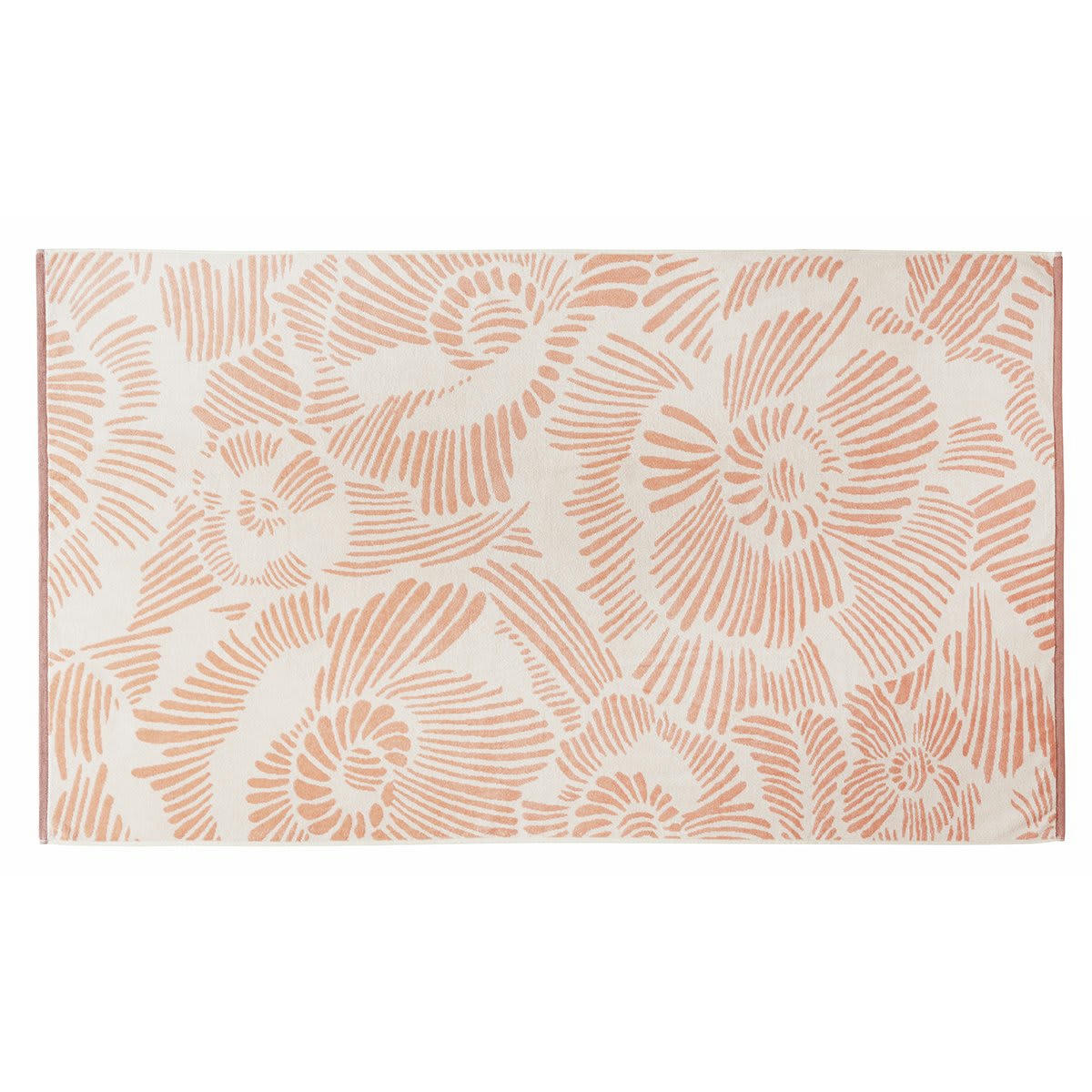 ALIZÉ - Drap de plage coton orange 100x180 cm