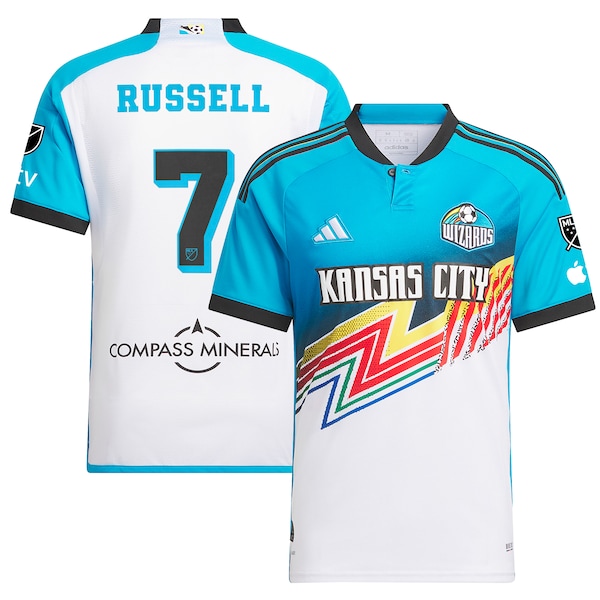 Johnny Russell Sporting Kansas City adidas 2024 Archive Authentic Jersey - White
