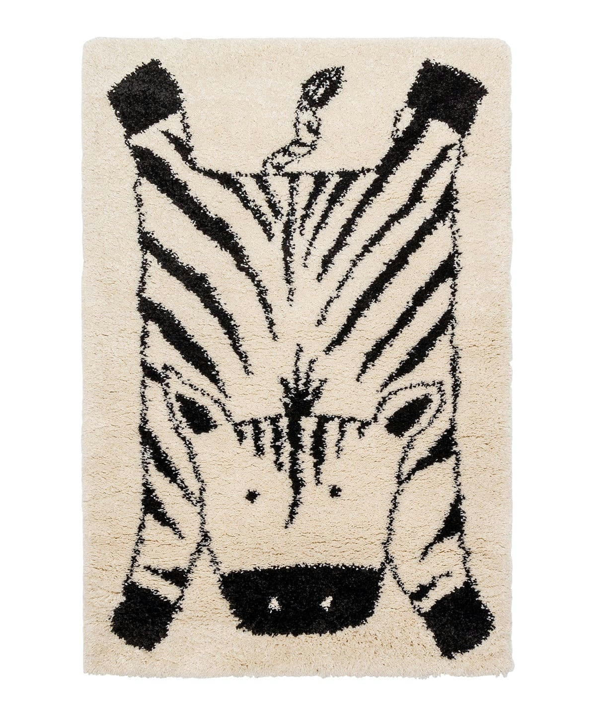 ZEBRA - Tapis enfant petit zebre ultra-confort 120X170, OEKO-TEX®