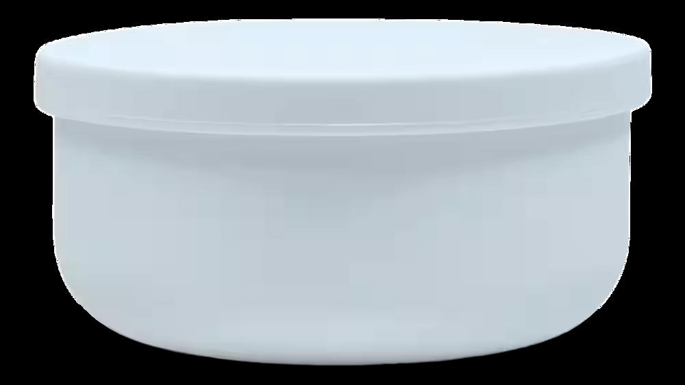 Kushies Silisnack Saver Silicone Bowl & Lid, Blue