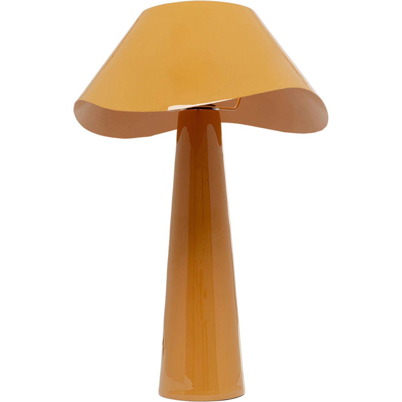 Kare Design tafellamp Cloudy Round - oranje