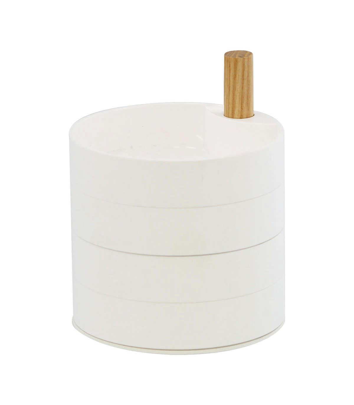 - Boîte à bijoux avec 4 niveaux tournants - L10 cm