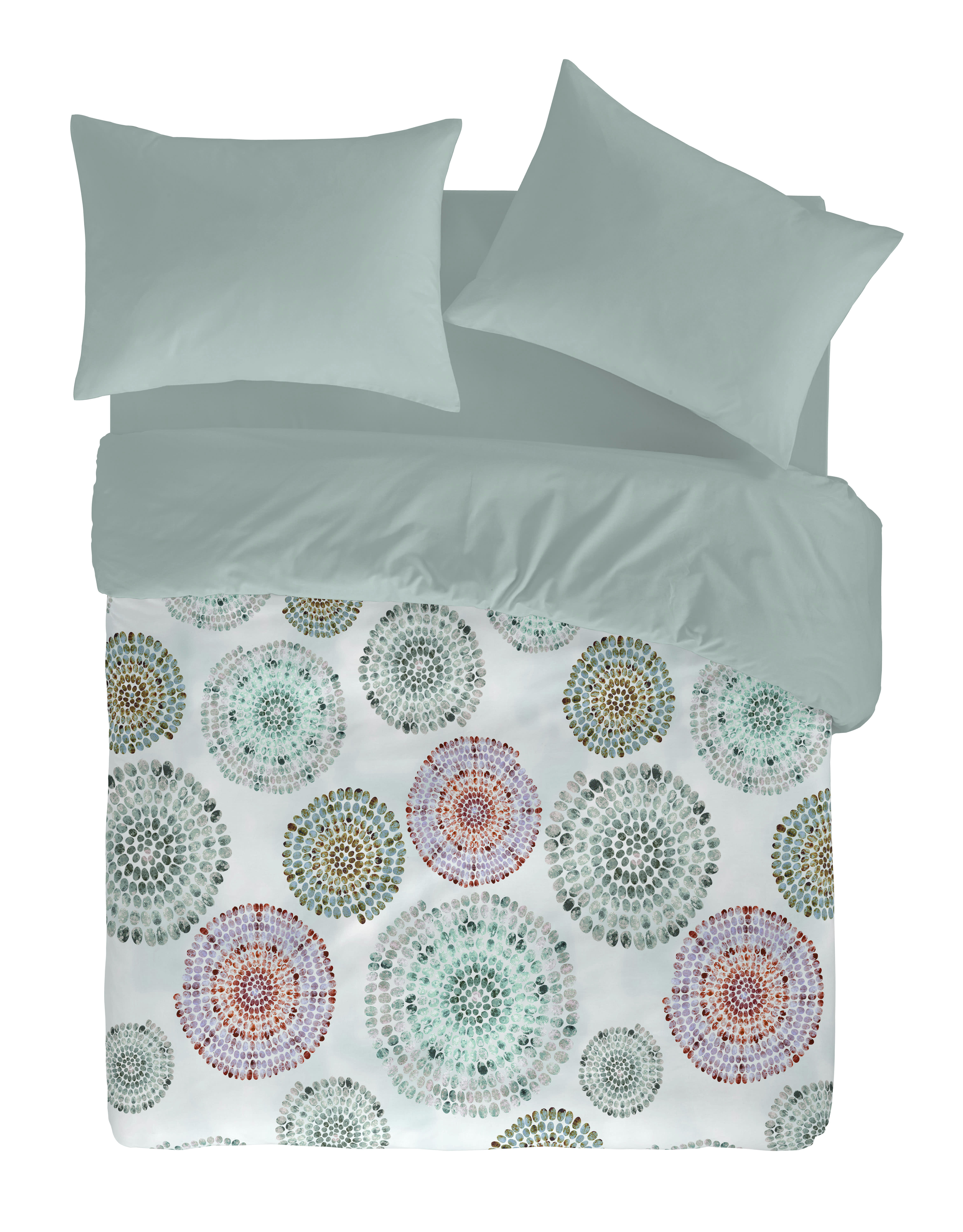 LUNDY HDC - Housse de couette en coton bicolore  155x220