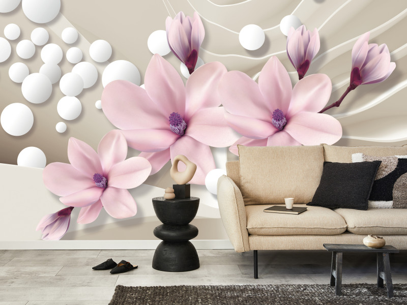 Fototapeta Abstrakcyjne magnolie 100x70cm