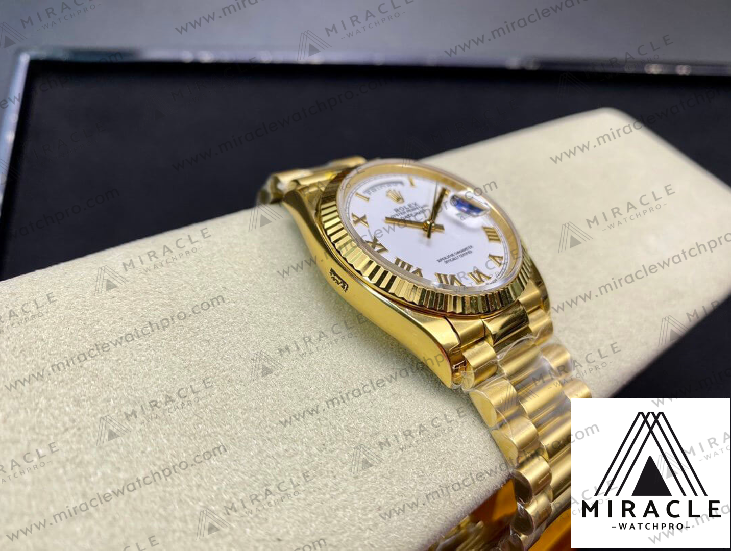 ROLEX-DAY DATE-REF.M128238-ELITE CLONE-36MM(White Dial)-Replica Watch