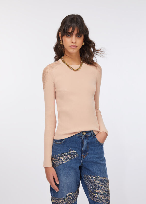 Maglia con pizzo