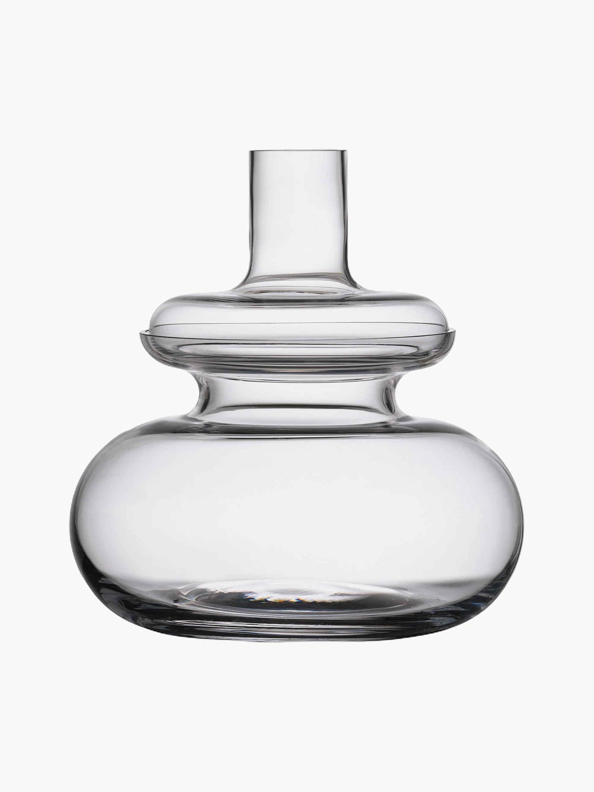 Kleine mundgeblasene Vase Inu Pure Clear