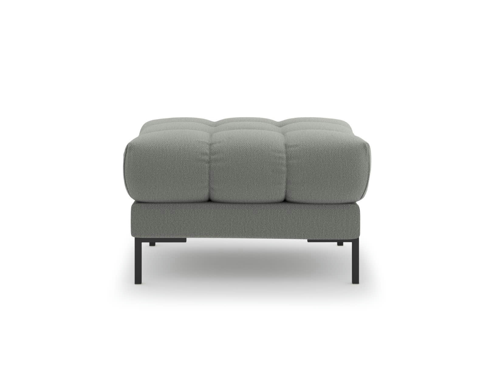 MAMAIA - Pouf 1 place en tissu structurel gris