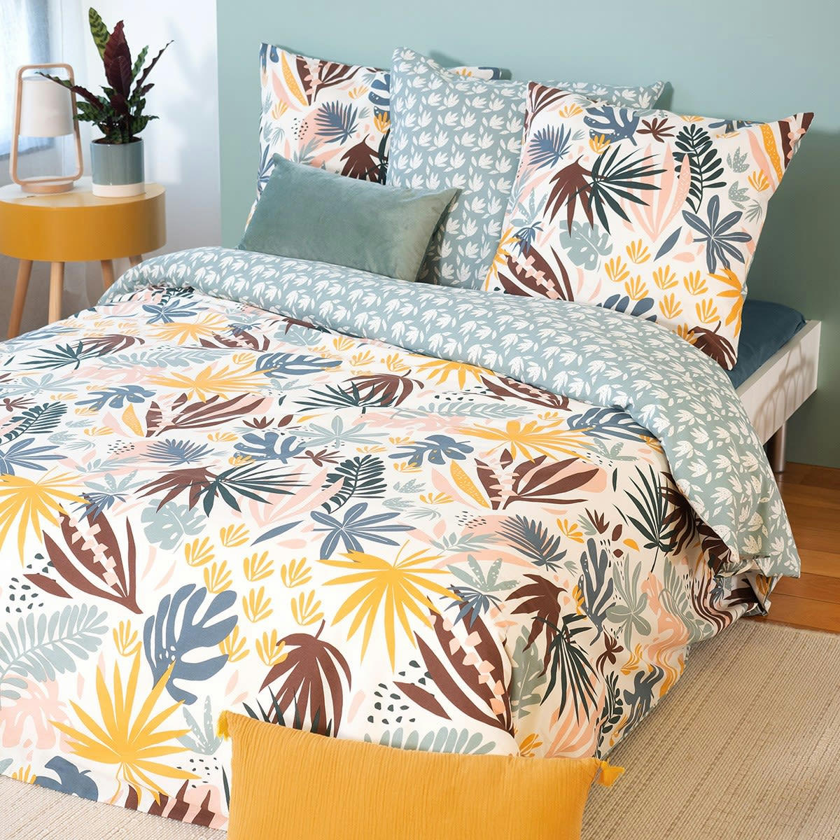 JUNGA - Housse de couette bio 240x220 + 2 taies