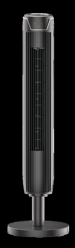 NOMA Adjustable Oscillating Tower Fan w/Remote Control, 3-Speed, Black, 42-in