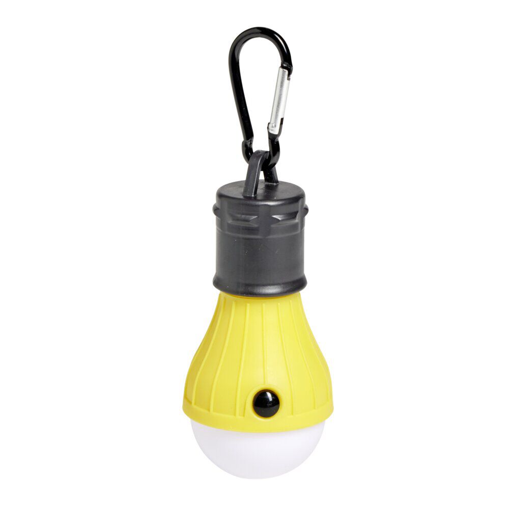 Lampe camping jaune à piles 3 fonctions