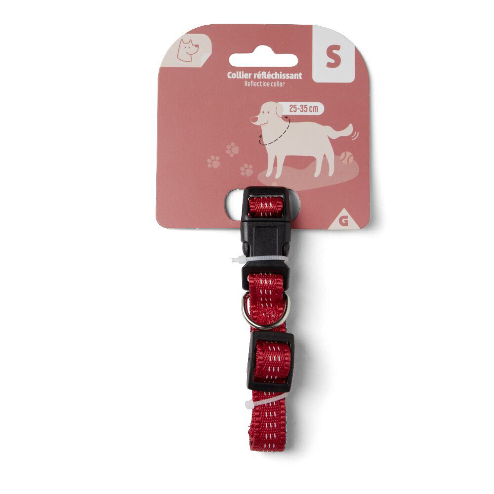 Collier réflechissant pour petit chien - Taille S