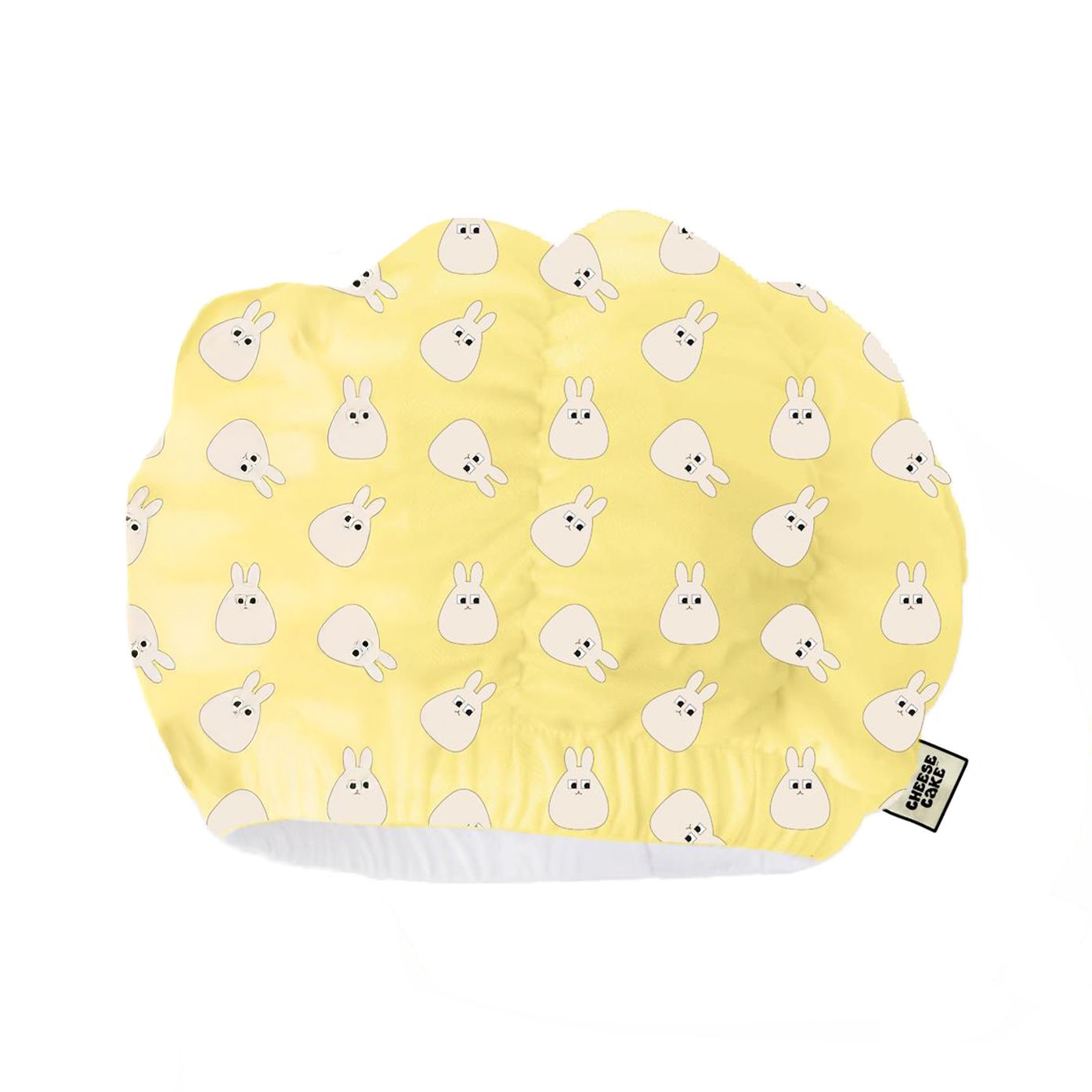 Cheesecake Girls Shower Cap Yellow Kawaii Bunny