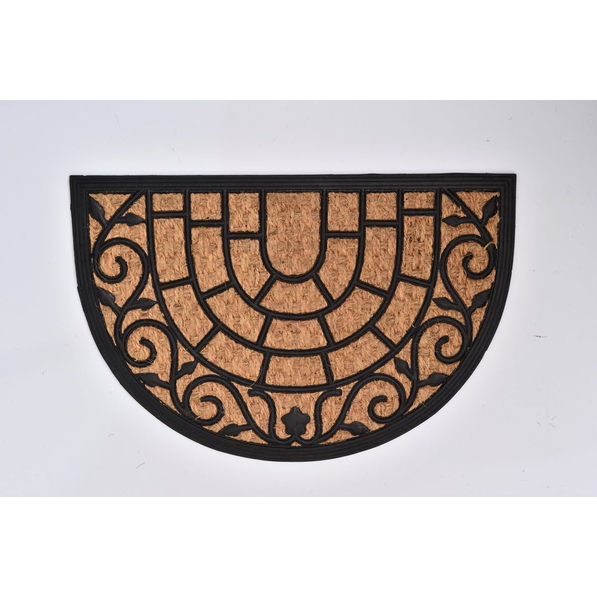 Tapete de entrada meia lua 40x60cm