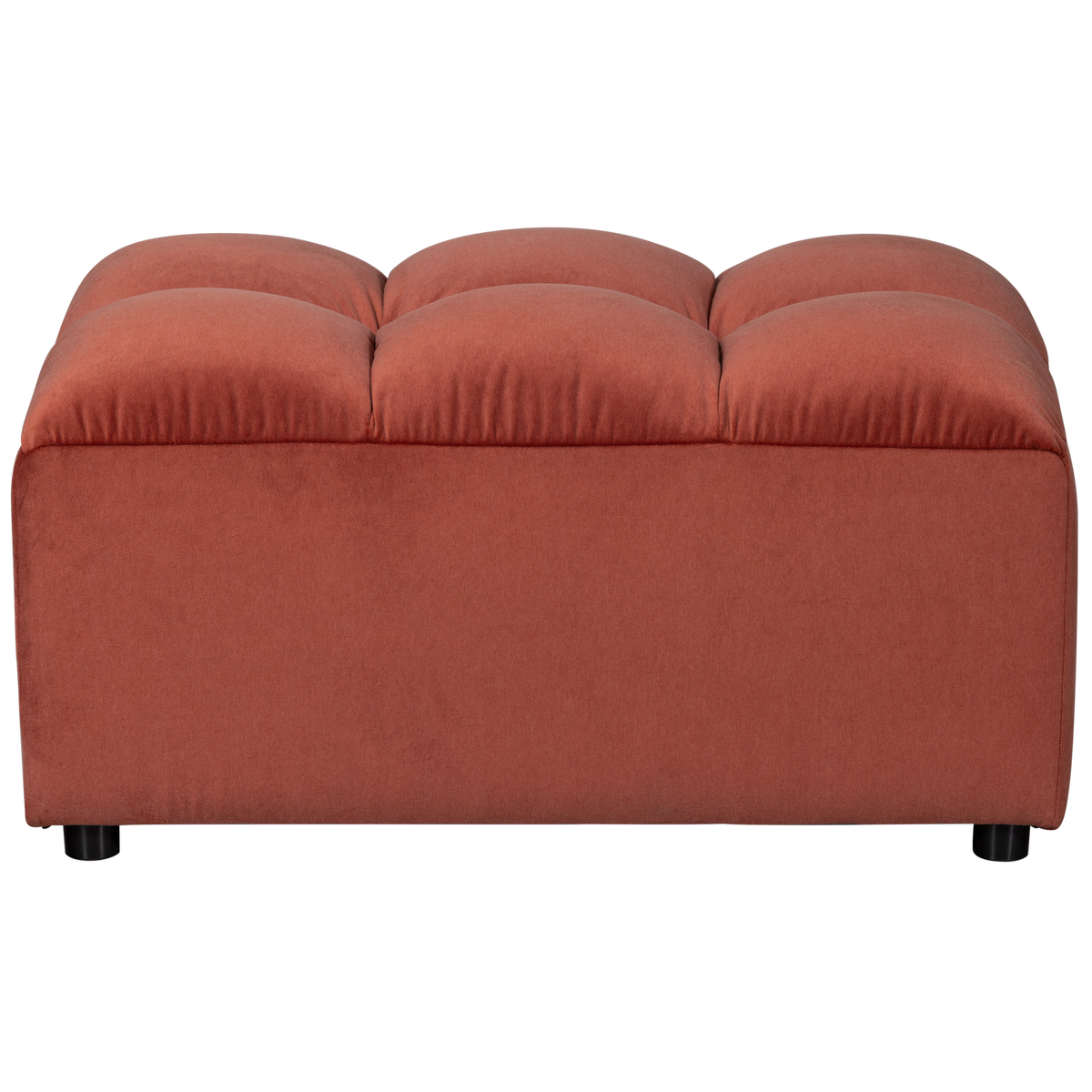 WOOOD hocker Allure - Gewassen Velvet Stof - Blush