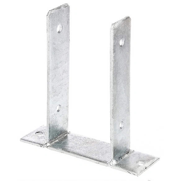 U-Pfostenträger, Rohstahl, BxL: 200 x 200 mm