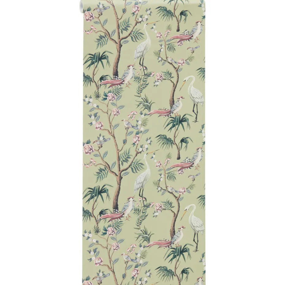 Kwantum Vliesbehang | Behang Emma  Groen