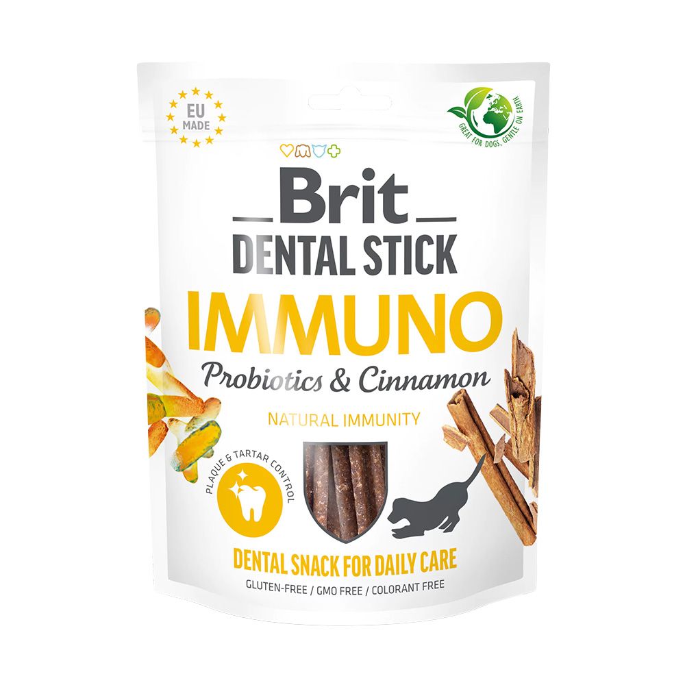 Brit Dental Stick Immuno Probiotics & Cinnamon