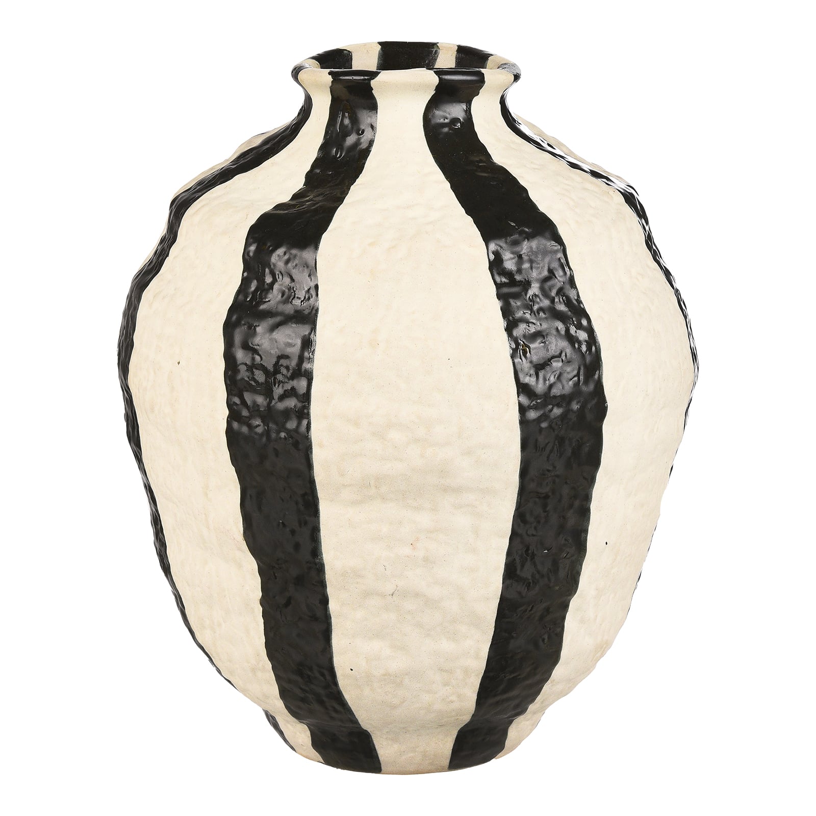 Vase Ballon Schwarz, ⌀ 22.5 cm, H 270 mm