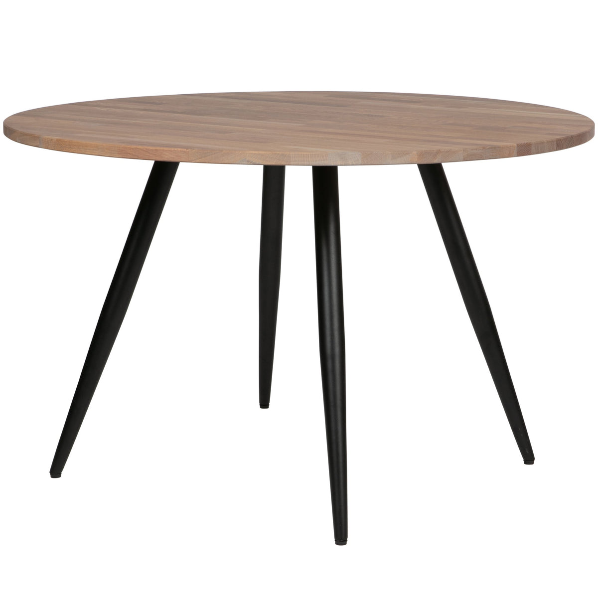 WOOOD rond tafelblad incl. 2-standen poot conisch Tablo - 74,4x120x120