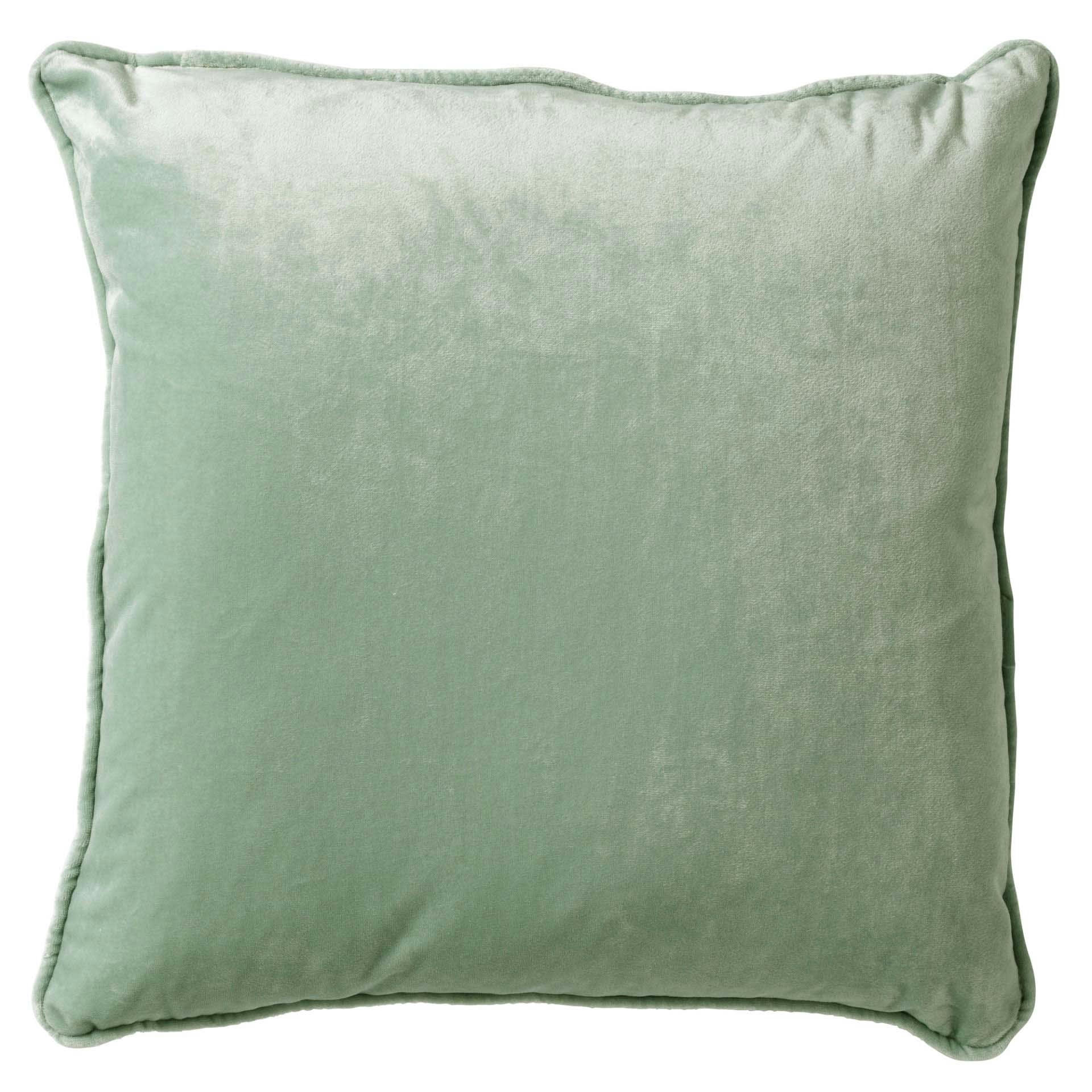 - Coussin - vert en velours 60x60 cm uni