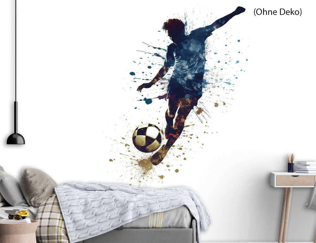 Wandtattoo XXL Fußball