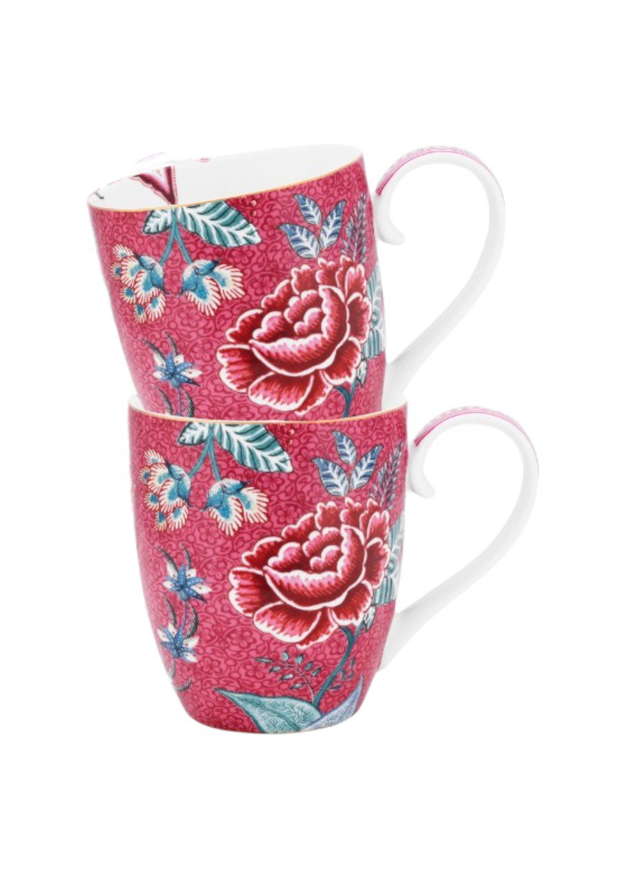 Pip Studio - Flower Festival Mokken - Servies set van 2 - 450ml