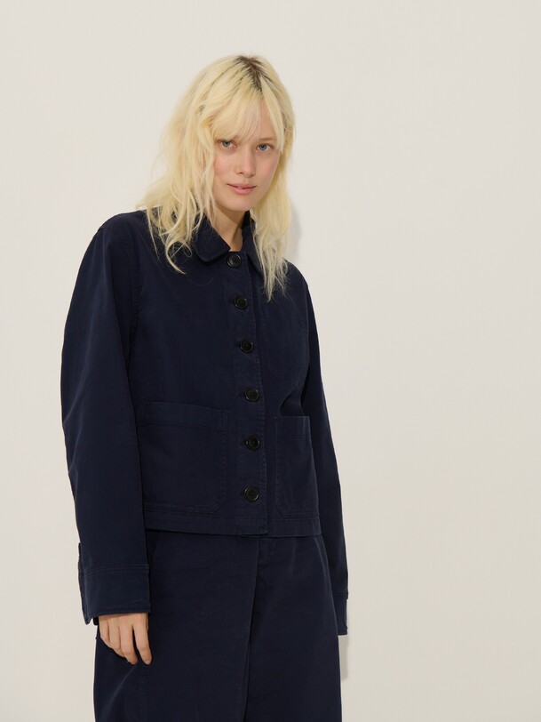 Veste parker bleu nuit