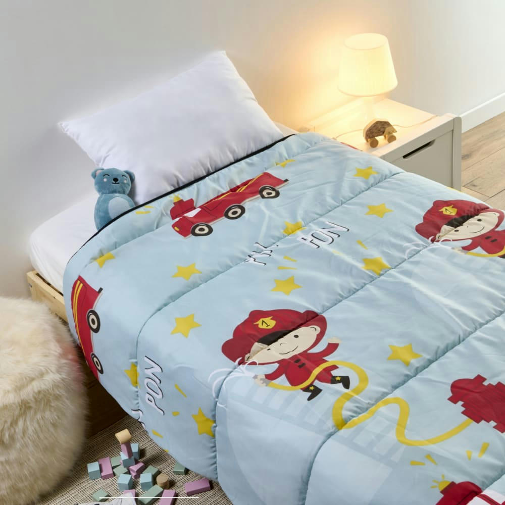 NOMADE SAM ENFANT - Couette enfant tempérée zippée 2en1 150x180cm SAM