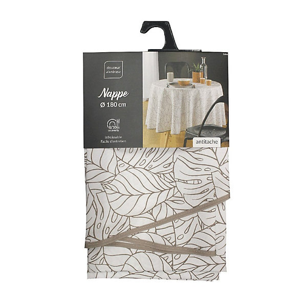 Nappe ronde diamètre 180 cm Solea