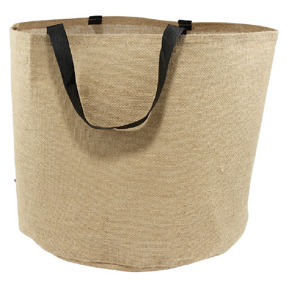 Sac de jardin en jute avec poignée marron 42 L