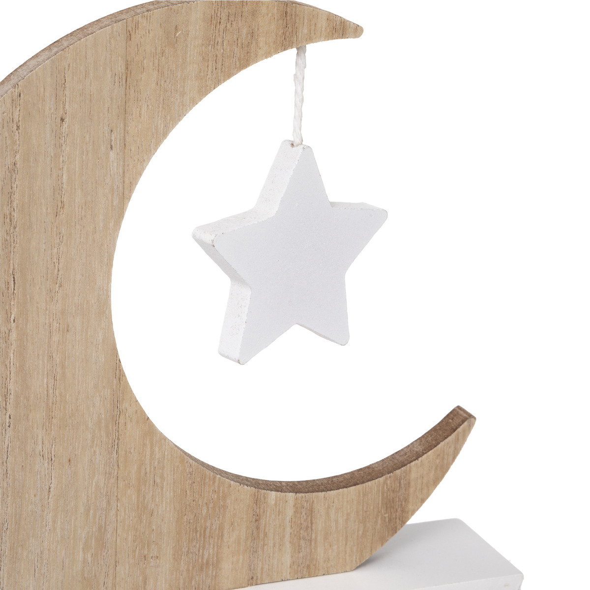 Kids photo frame "Moon" White, 10x15 cm