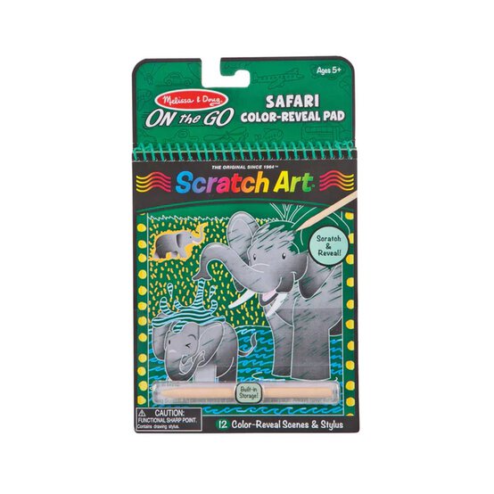 Melissa & Doug Safari Scratch Art Pad