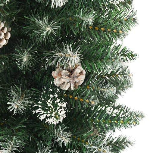NNEVL Artificial Slim Christmas Tree with Stand 150 cm PVC