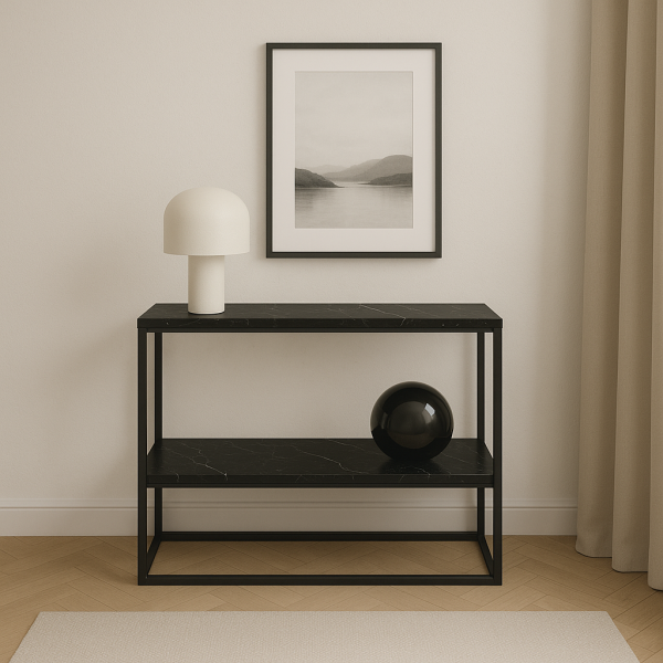 Konsola z Marmurem Nero Marquina PIATTO M 11