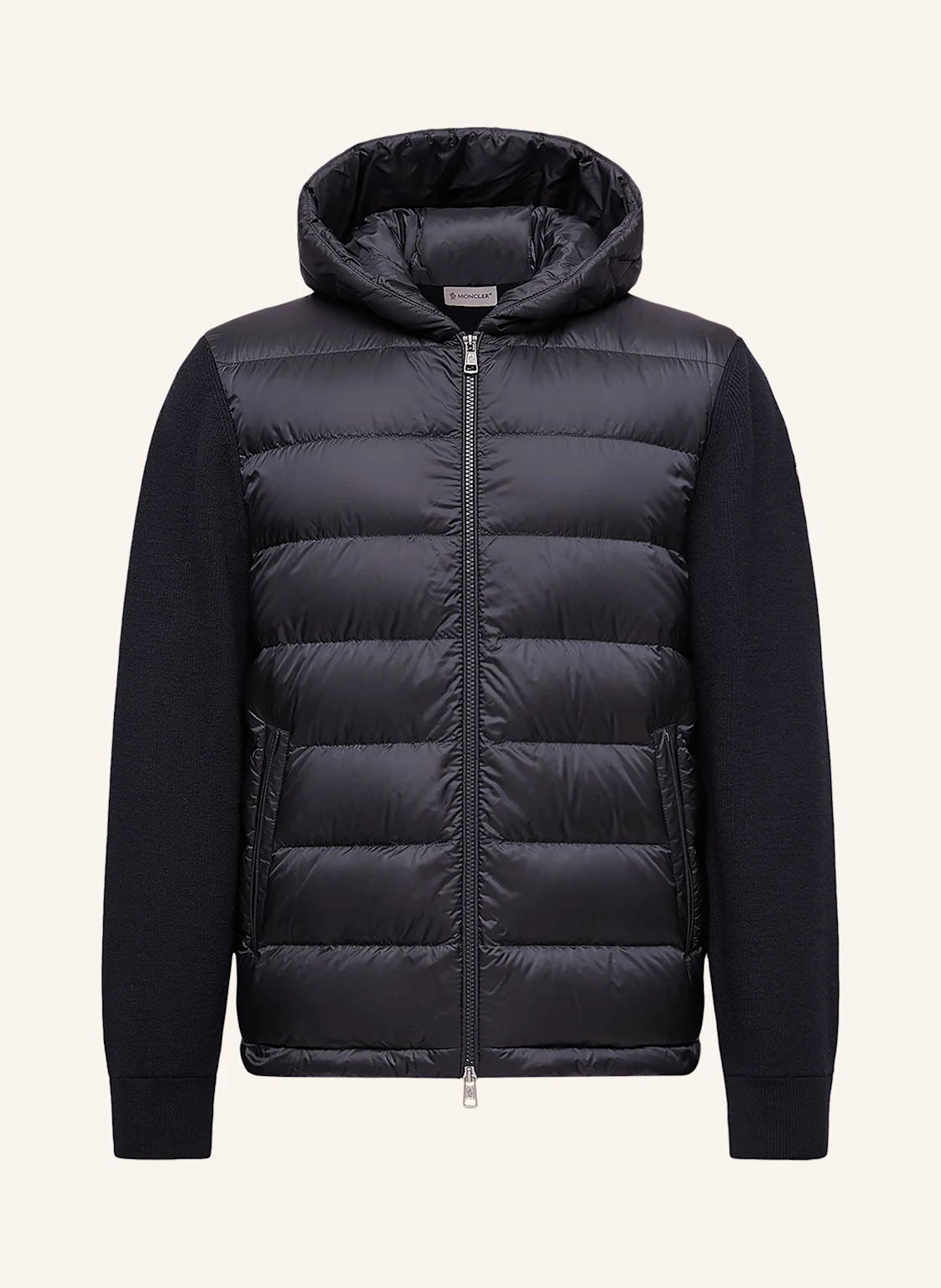 MONCLER Daunenjacke im Materialmix