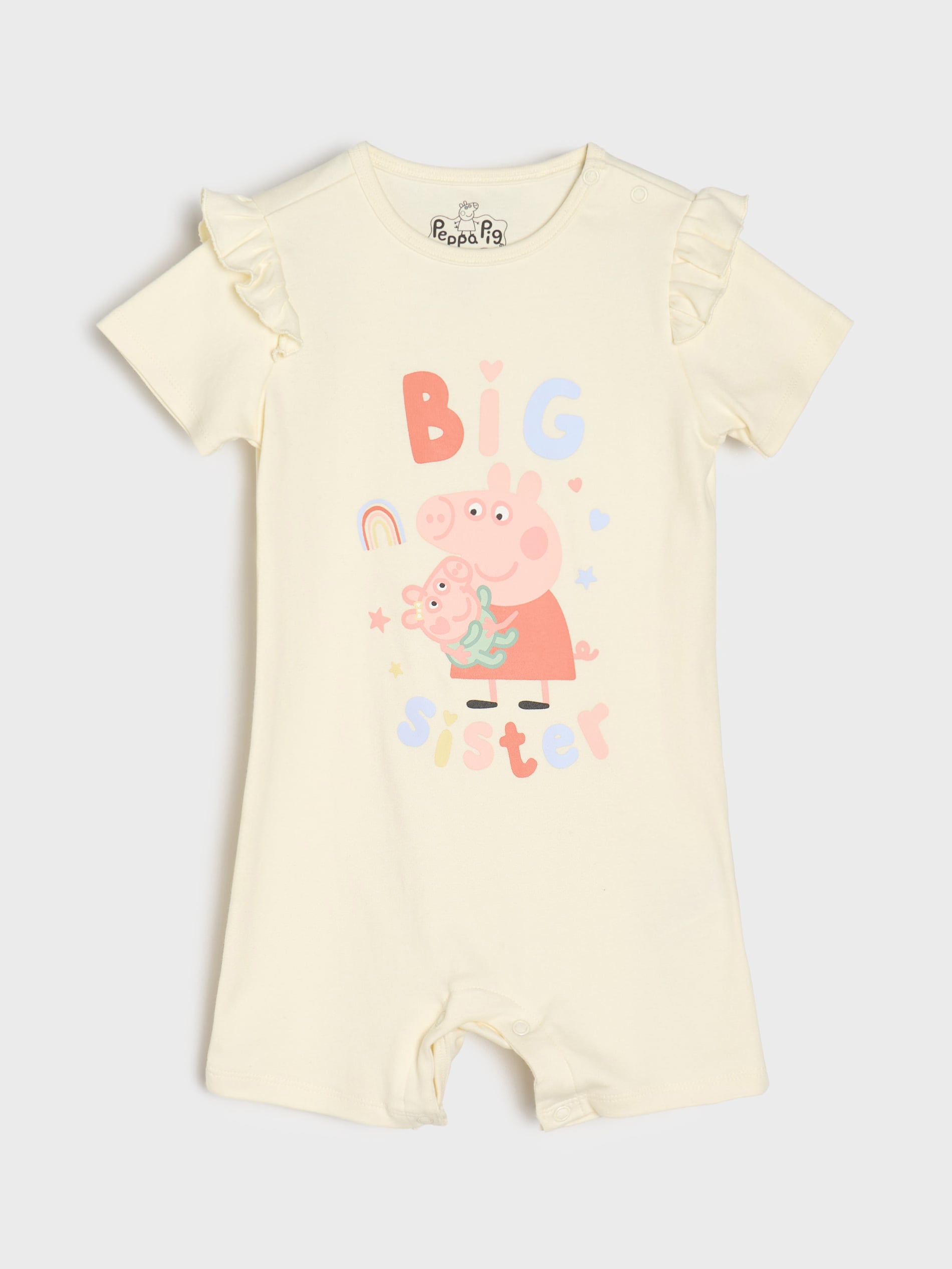Bawełniany rampers z nadrukiem Peppa Pig