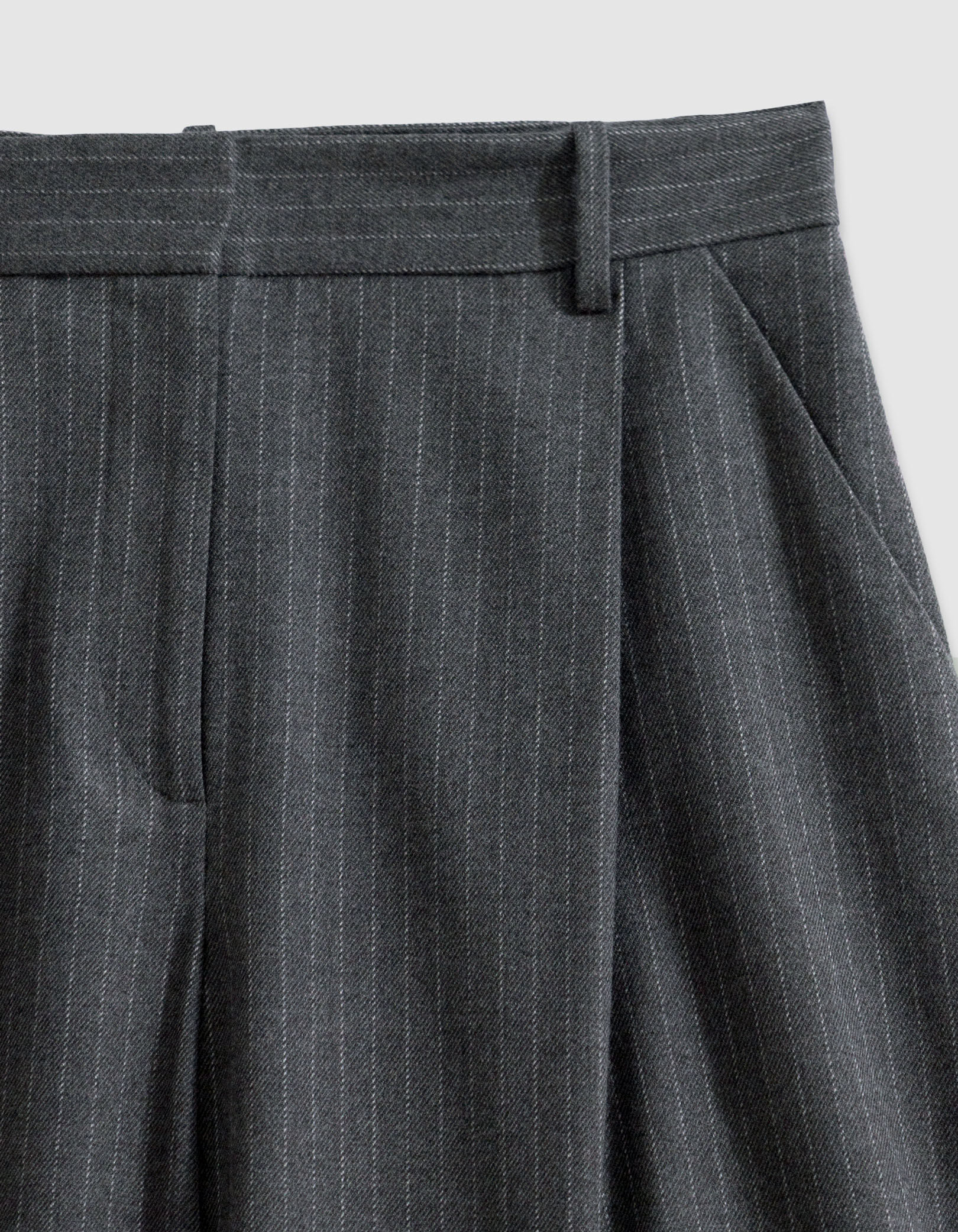 Bermuda de costume gris rayures tennis Femme