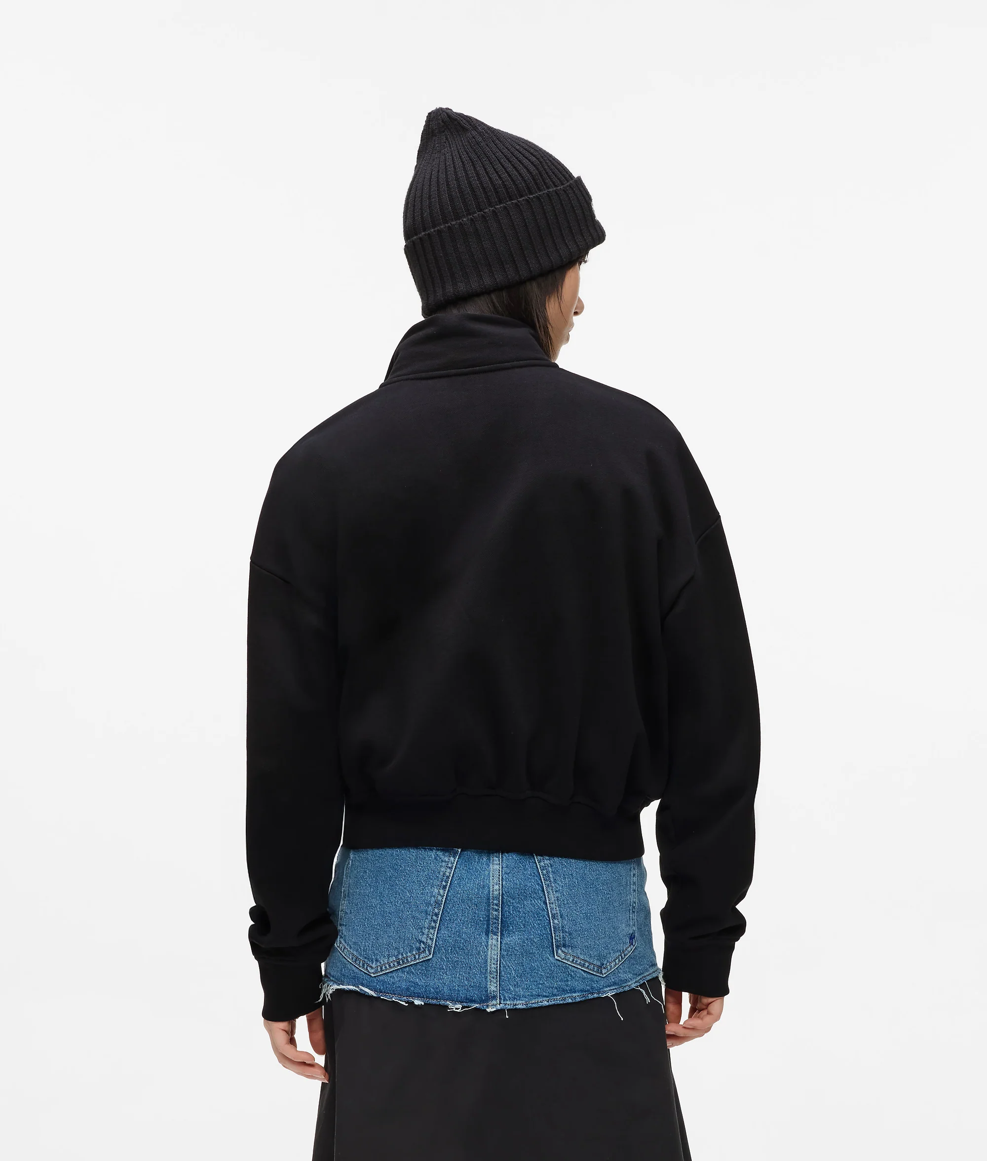 Sweat-shirt à demi-zip