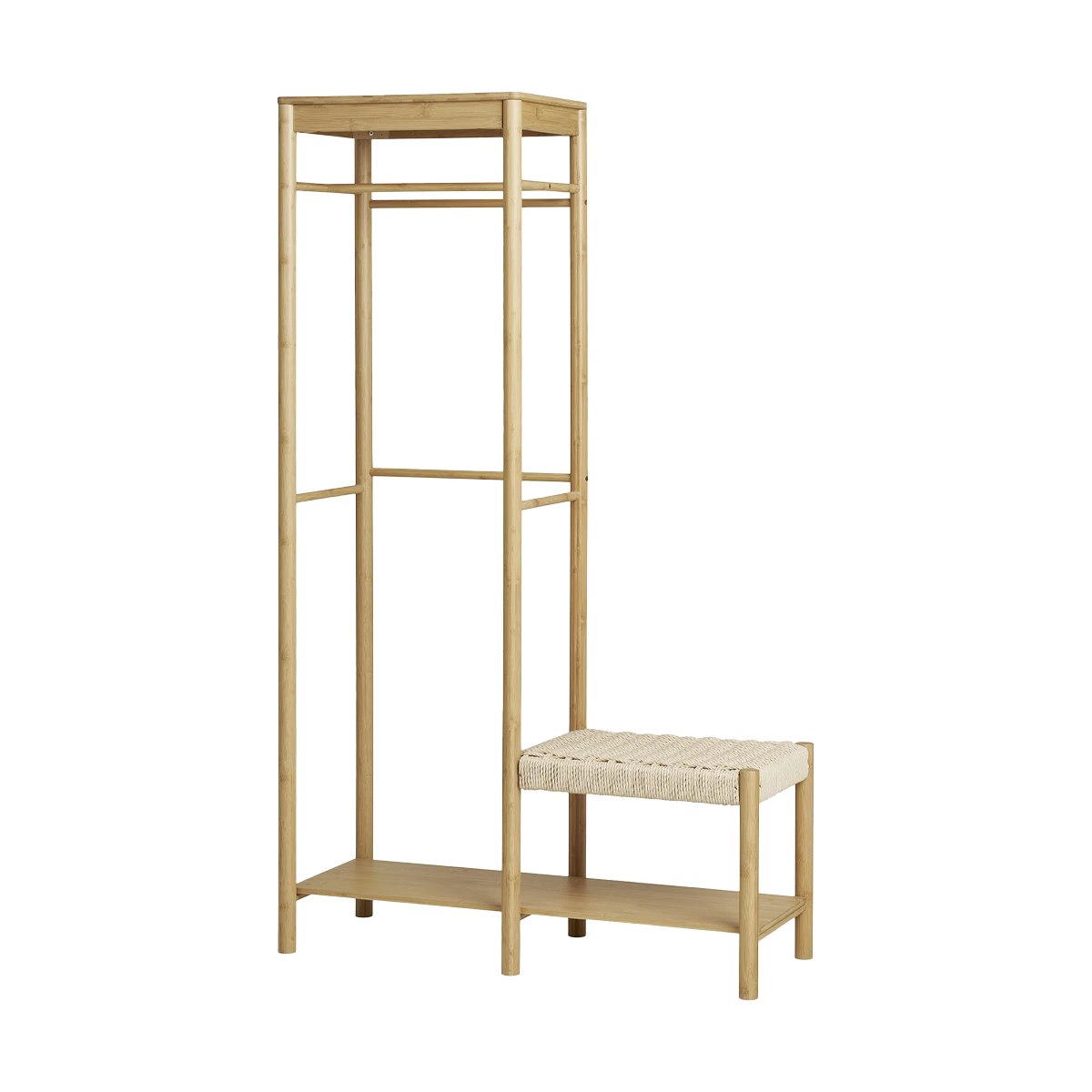 Artichok Gerben Bamboe Kledingrek Naturel - 165 x 95 cm