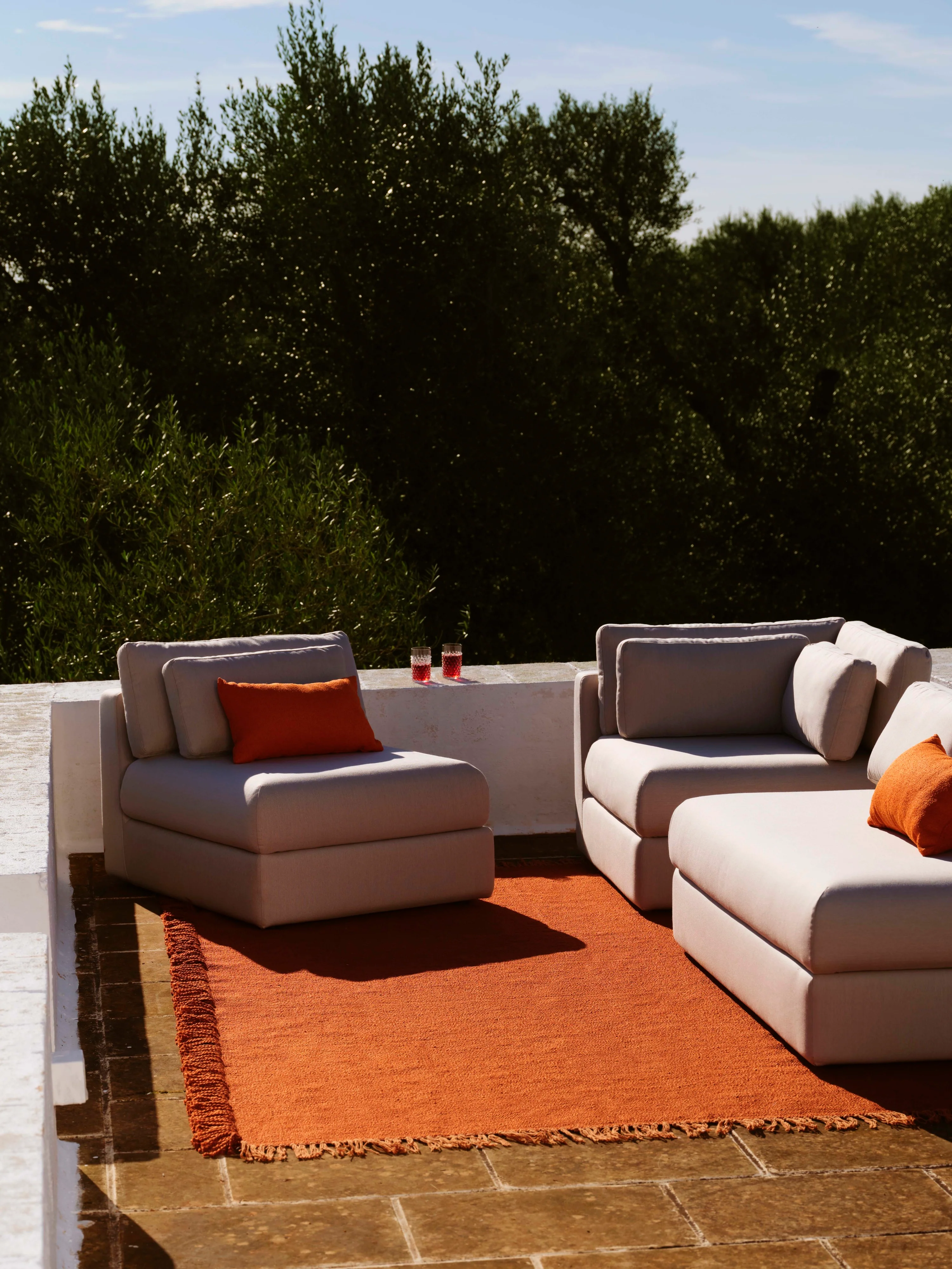 Modularer Garten-Loungesessel Rabea