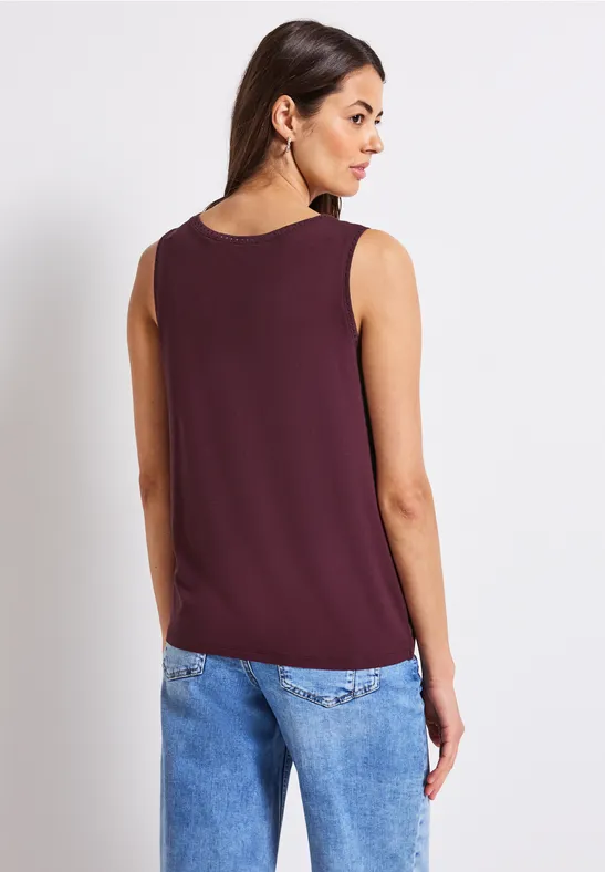 Materialmix Top mit Tape