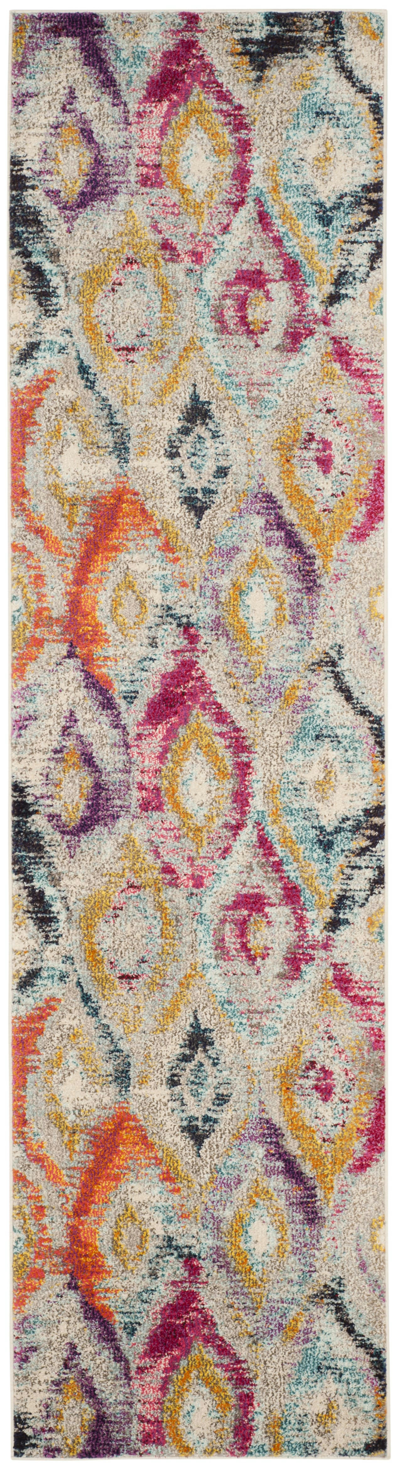 MONACO - Tapis de salon interieur en multicolore, 66 x 183 cm