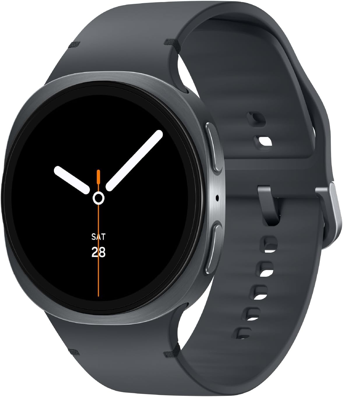 Samsung Galaxy Watch 8 (2025) 44mm Bluetooth Smartwatch  Cushion Design  Fitness Tracker  Sleep Coaching  Running Coach  Energy Score  Heart Rate Tracking  Graphite [US Version  2 Yr Warranty]