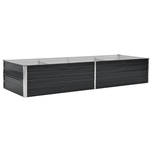 NNEVL Garden Raised Bed Anthracite 240x80x45 cm Galvanised Steel